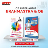 CA Inter Audit Combo (Brahmashtra + Question bank) book by CA Sarthak Jain